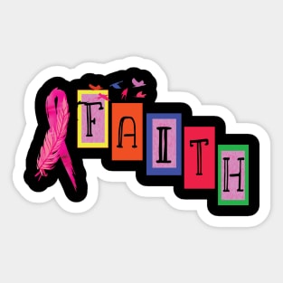 Breast Cancer,pink Ribbon Sticker